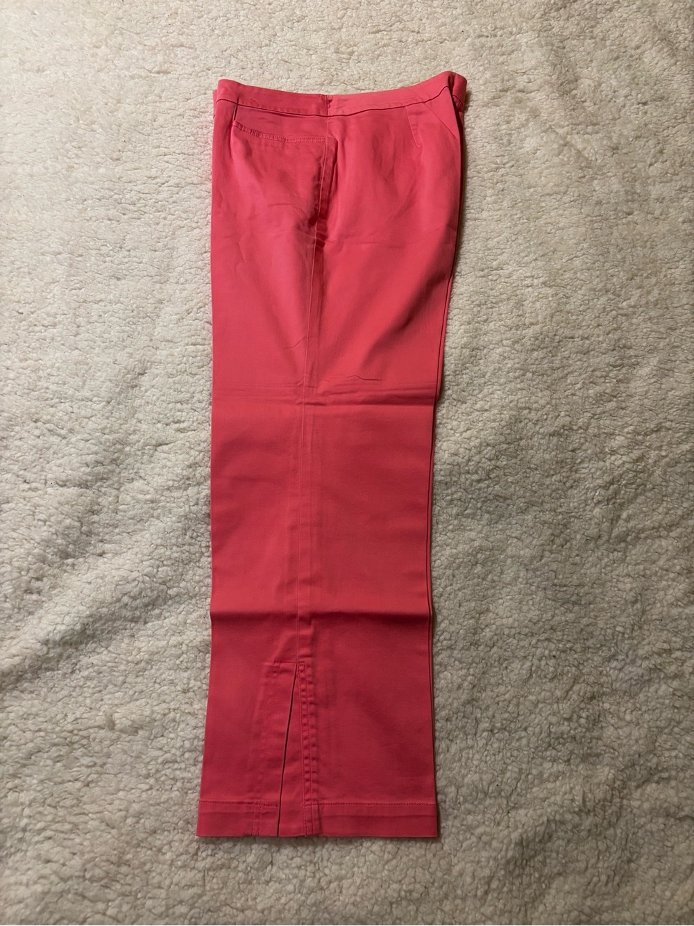 Willi Smith Coral Pink Straight cropped pants 0509